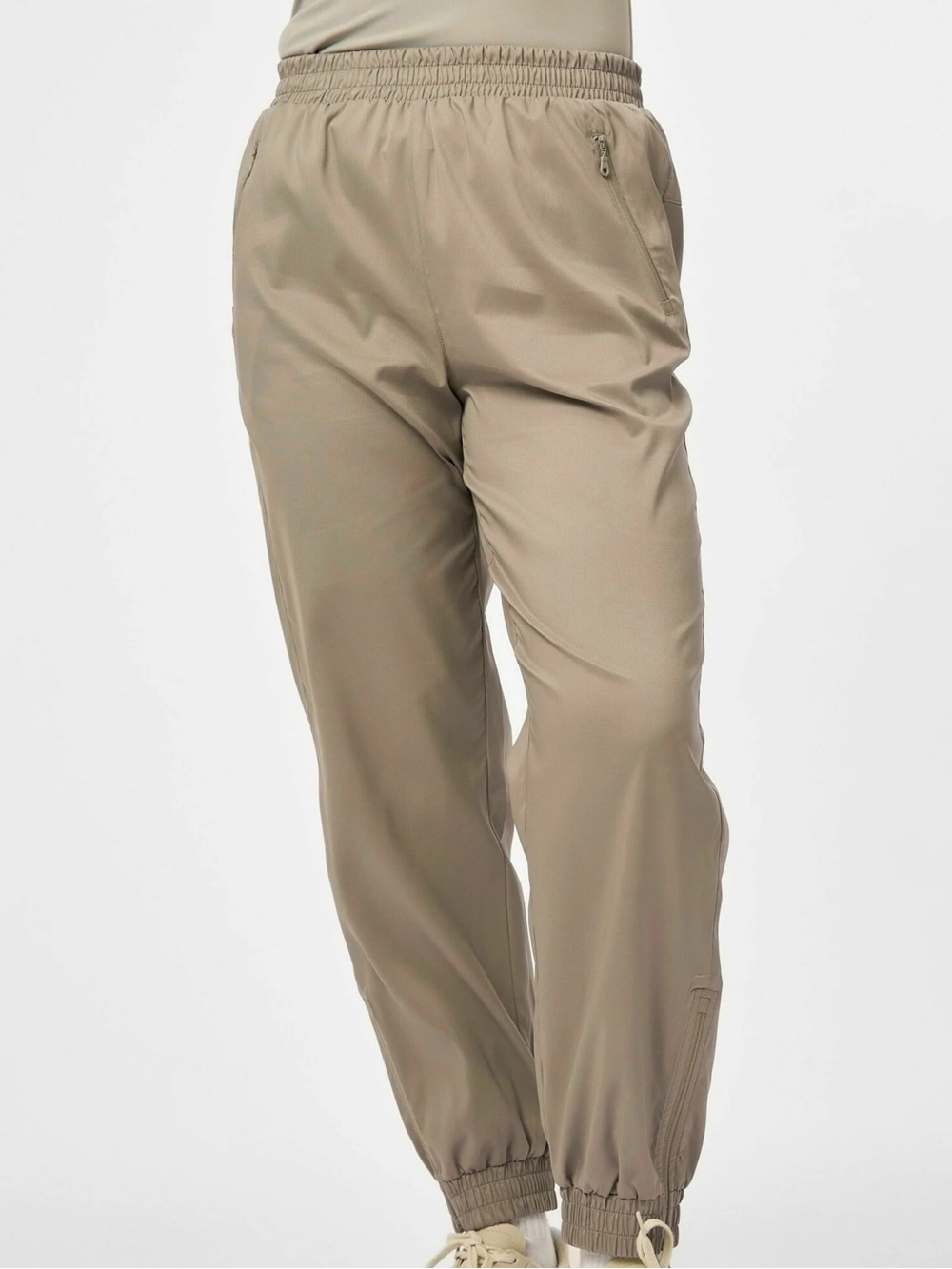 Girlfriend Collective Light Khaki Jogger Pants